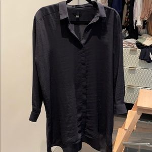 COS Navy Oversized Top